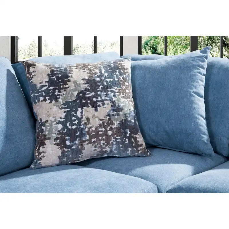 American Furniture Classics Bluebell Model A414V5-K2 U Shaped Sectional with 4 Throw Pillows