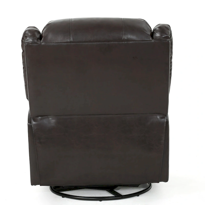 Roomfitters Fabric Glider Recliner with Swivel, Manual Reclining Chair