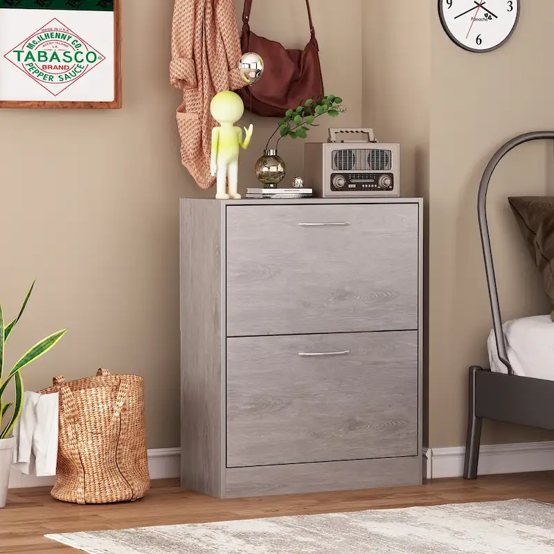 2-tier Shoe Storage for EntrywayCabinet for home