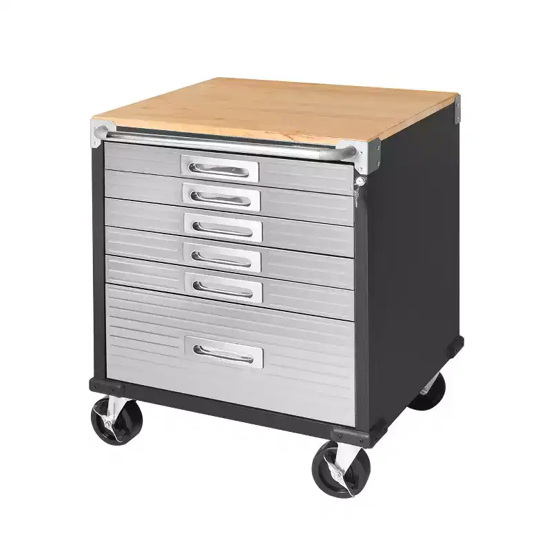 Seville Classics UltraHD 6-Soft Closing Drawer Cabinet, 28 x 25 x 34.5