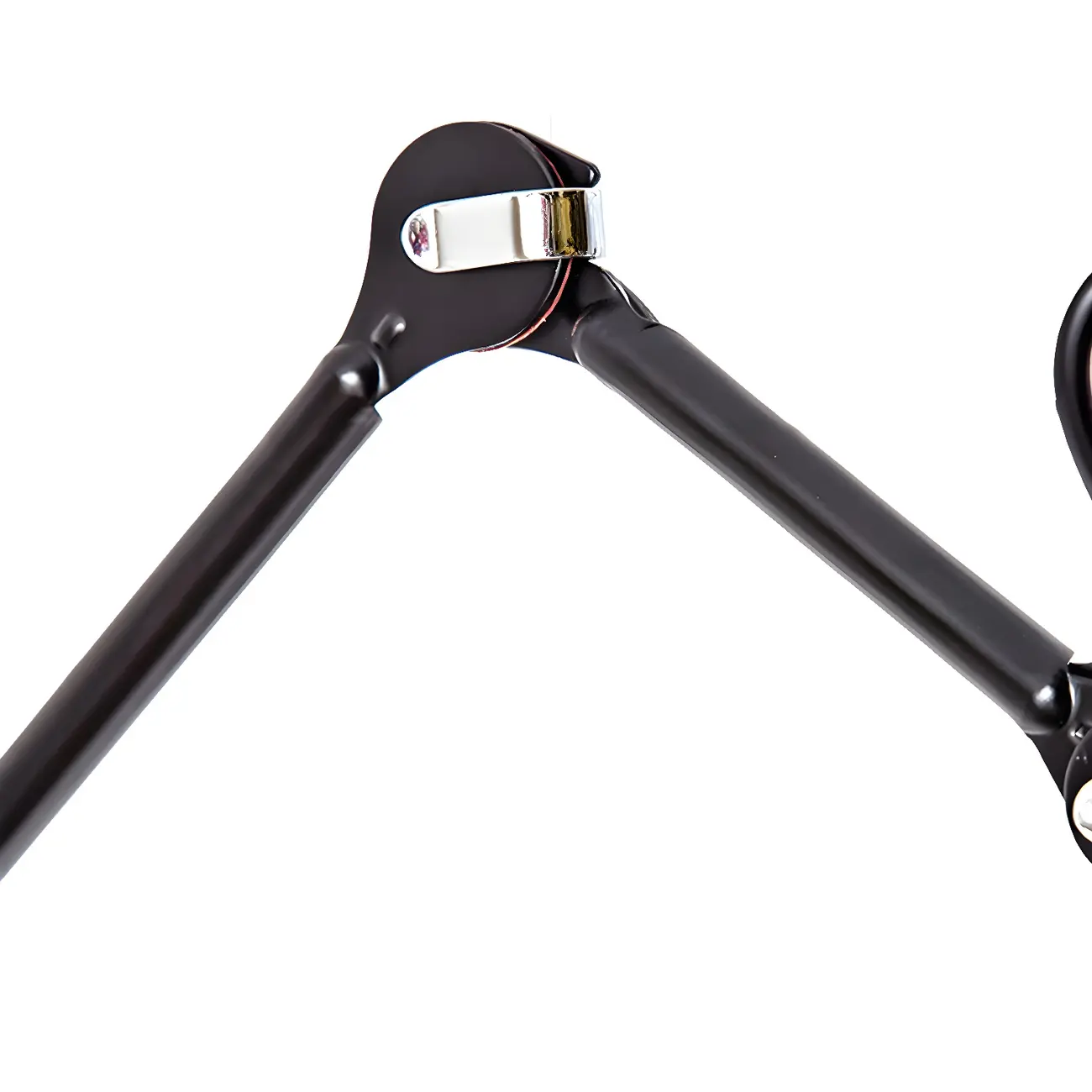 Trestle Base Metal Black Swing Arm Wall Light