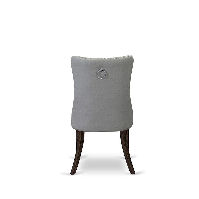 East West Furniture Dining Table Set Consists of a Rectangle Wooden Table and Parson Chairs, Jacobean (Pieces Options)