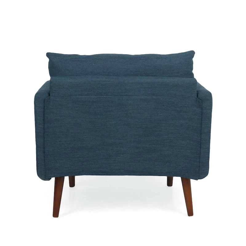 Gould Upholstered Club Chair with Accent Pillows