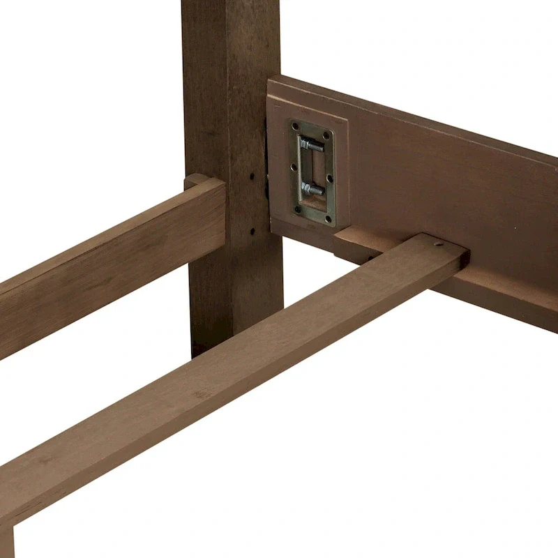 Americana Farmhouse Dusty Taupe Queen Shelter Bed