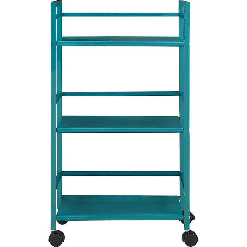 Emerald 3 Shelf Metal Rolling Utility Cart