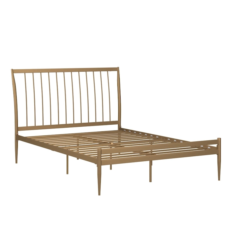 Parkcrest Gold Metal Bed by iNSPIRE Q Bold