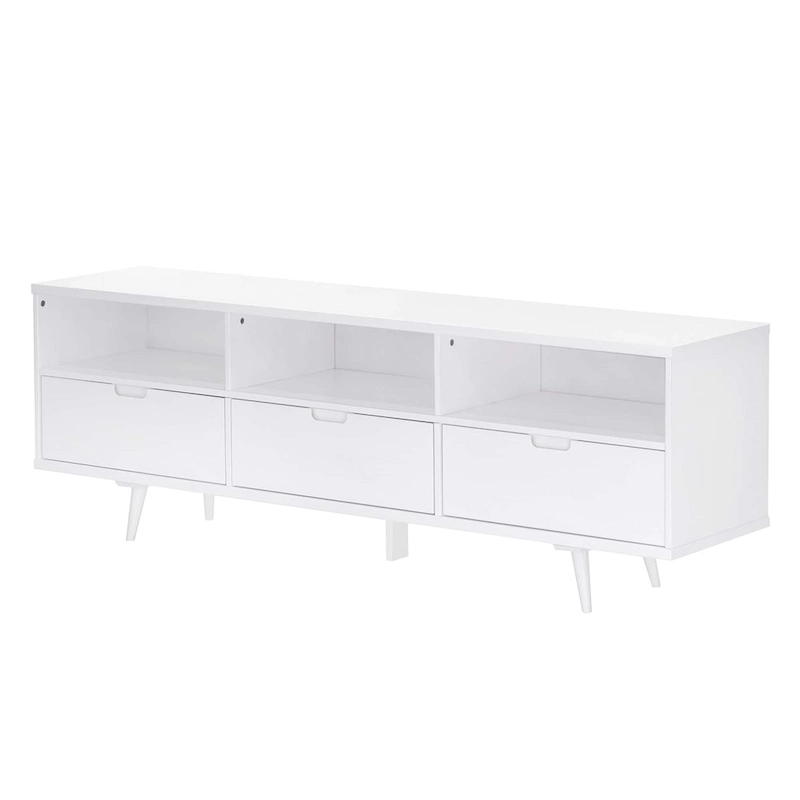 Middlebrook Alby 70-inch Mid-Century Solid Wood TV Stand