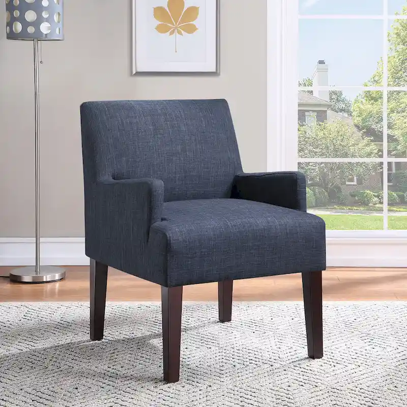 Main Street Accent Chair in Woven Fabric