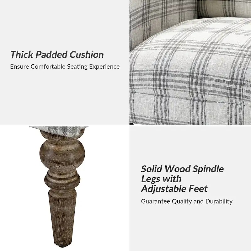 Mandan 29.5 Wide Traditional Accent Armchair with Solid Wood Legs Set of 2 by HULALA HOME