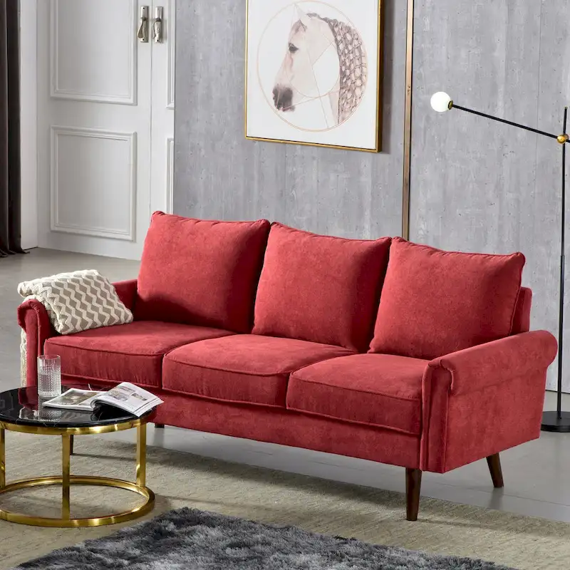 OVIOS Upholstered Mid-century Sofa