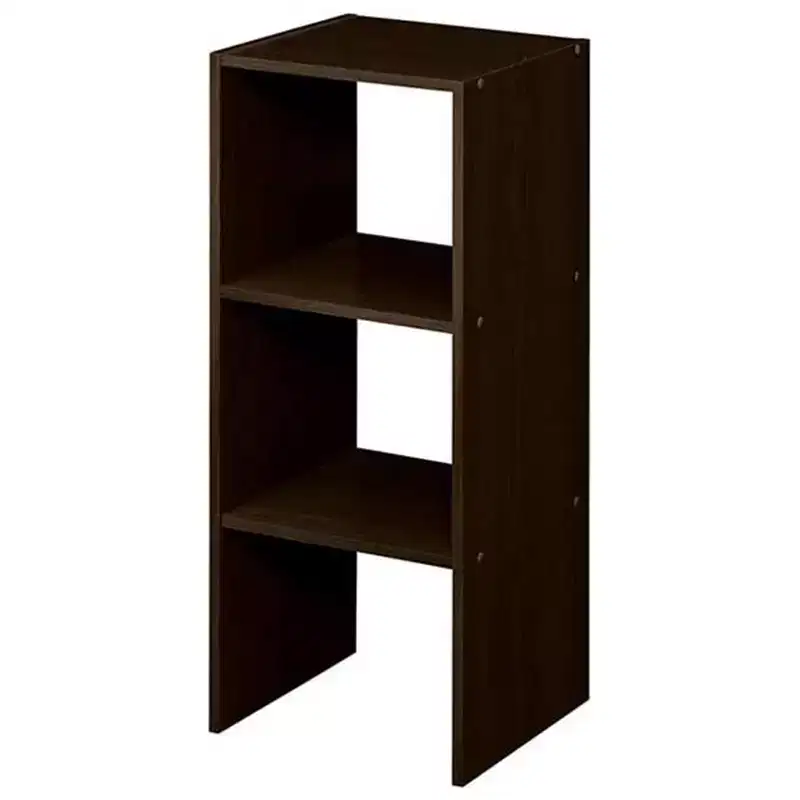ClosetMaid 895600 Decorative Home Stackable 2-Cube Organizer Storage 31-Inch, Espresso (2 Pack)