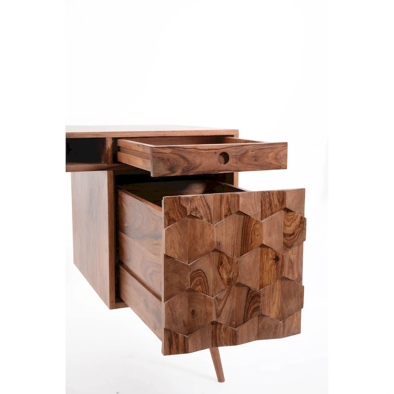 Aurelle Home Oslo Mid-Century Modern Desk