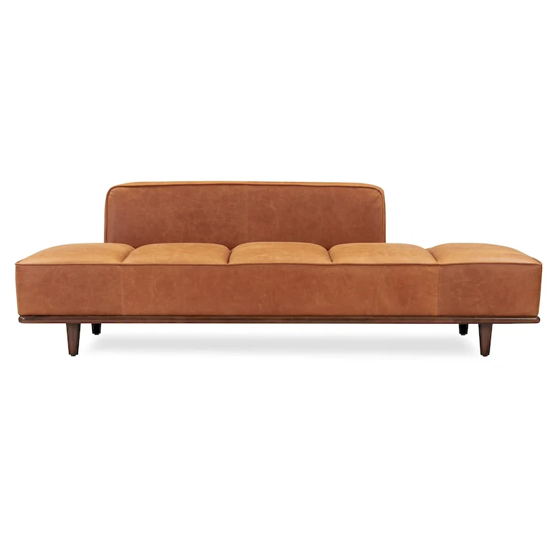 Poly & Bark Jasper Daybed - Full Grain Genuine Italian Leather