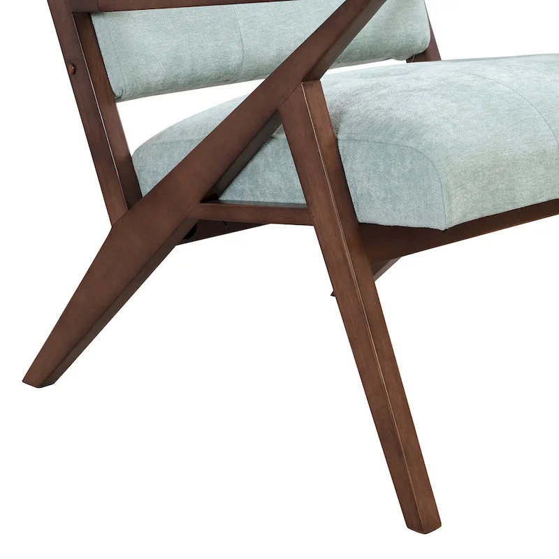 Accent Arm Chair with Wooden Frame