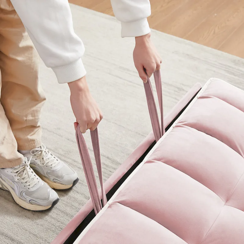 Modern sofa sofa sofa velvet pull-out bed