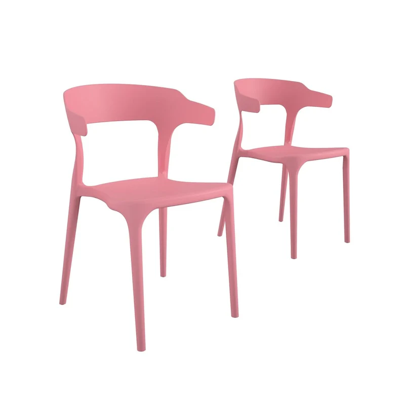 The Novogratz Poolside Felix Stackable Dining Chairs