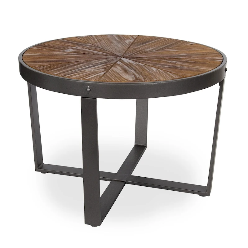 Kate and Laurel Gerhardt Round Coffee Table - 24x24x15.5
