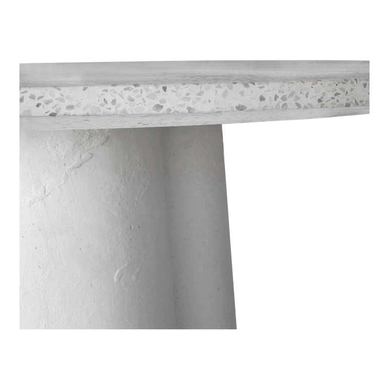 Aurelle Home Modern Concrete Base Terrazzo Dining Table