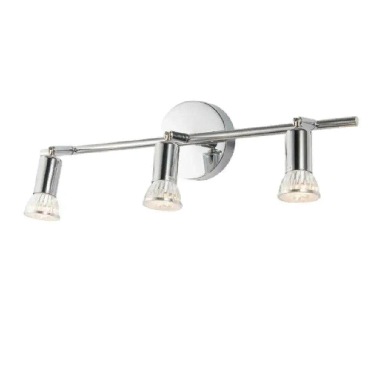 Adjustable Modern Chrome Semi Flush Mount Ceiling Track Light