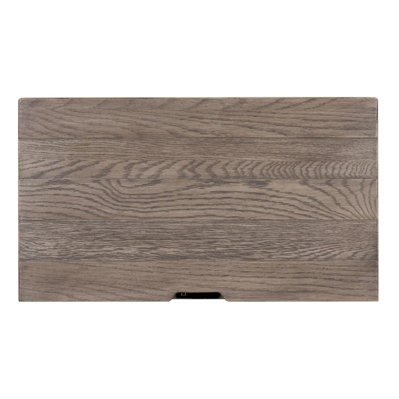 Heartland Antique White 1-Drawer Night Stand Charging Station