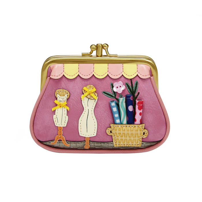 Vendula Sewing Shop - Rasberry Edition Clipper Coin Purse
