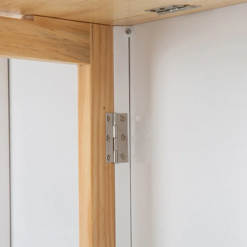 Mobile Kitchen Island & Kitchen Cart,With Extendable Rubber Wood Top and 3 Drawers - 53.93(L) x 17(W) x 36.22(H