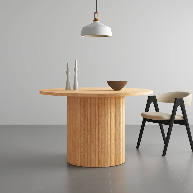 Round Pedestal Dining Table