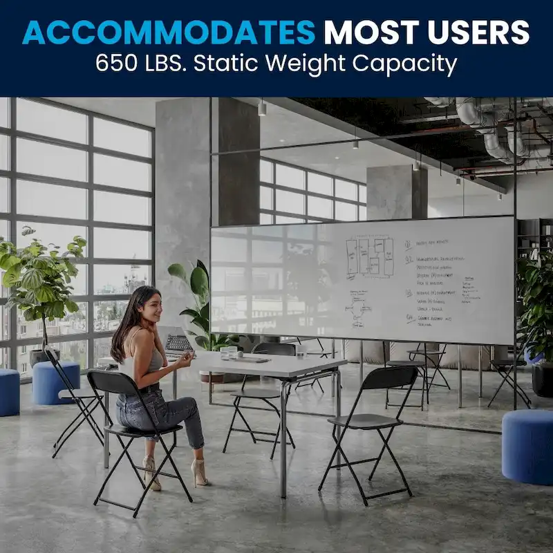 Plastic Folding Chair - 650LB Weight Capacity - Event Chair