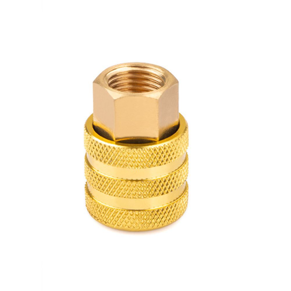SEAPENG High Quality OEM Brass Heavy Duty Tire Chuck Lock-on Car Air Chuck with Hose Barb Tire Repair Tools for cars, trucks, RVs and garages
