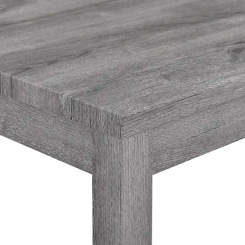 Bar Dining Table Set and 3 Bar Stools with Power Outlet Kitchen Breakfast Nook Wooden Dining Table Chairs Sets