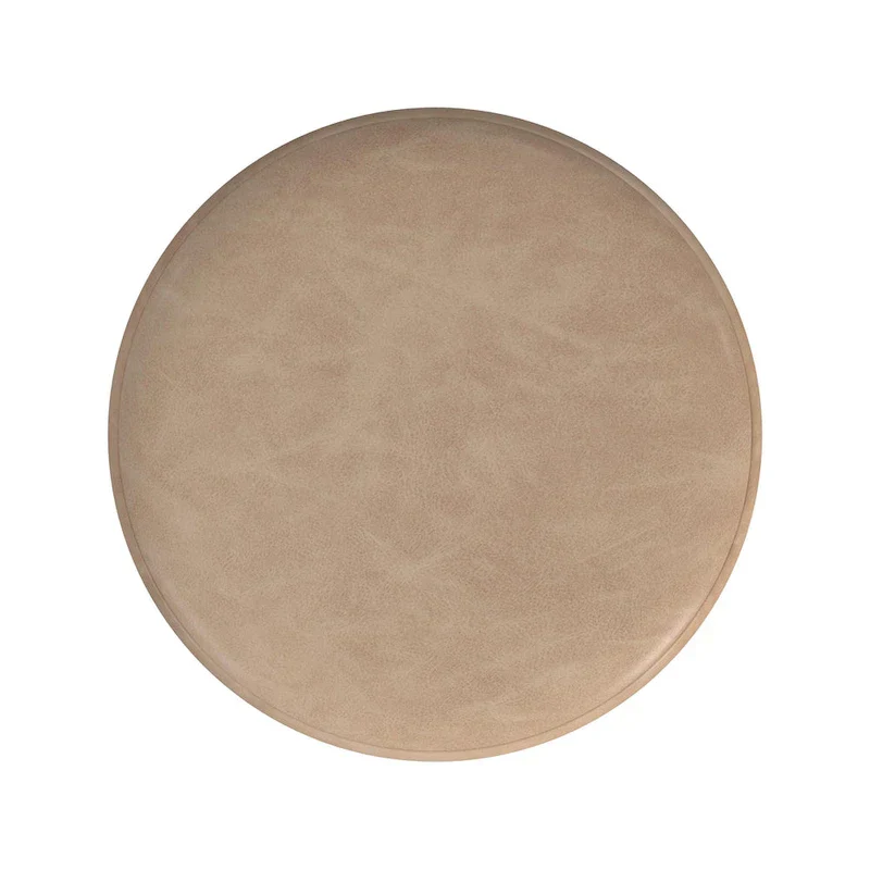 HomePop Upholstered Round Ottoman