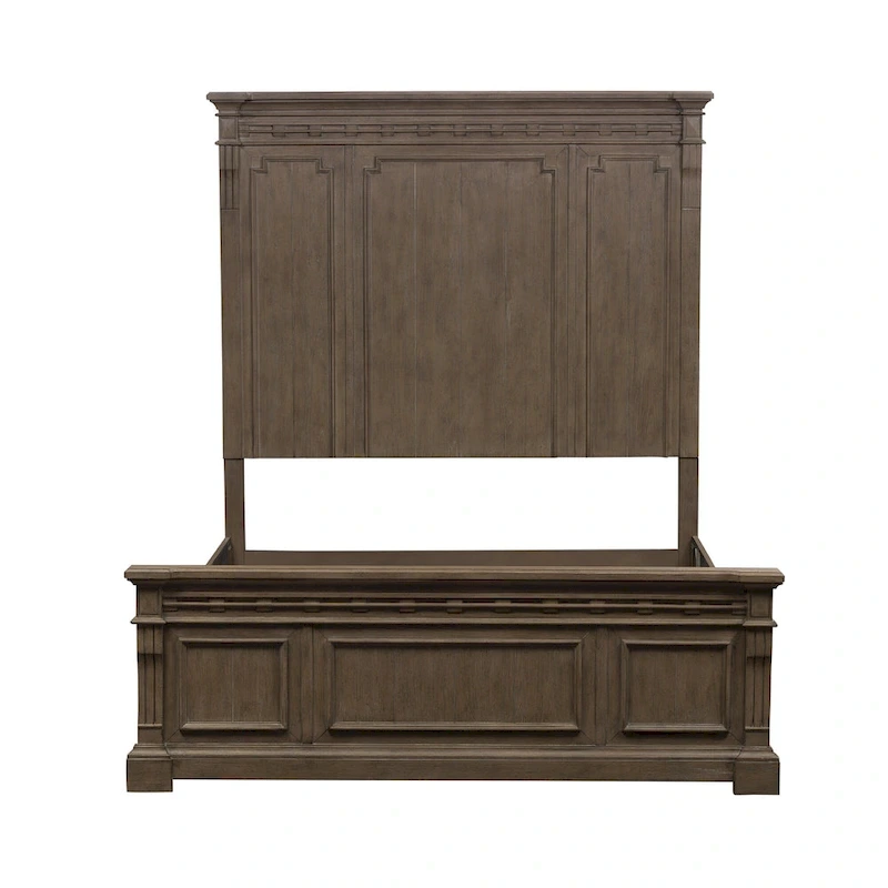 Town & Country Dusty Taupe Panel Bed