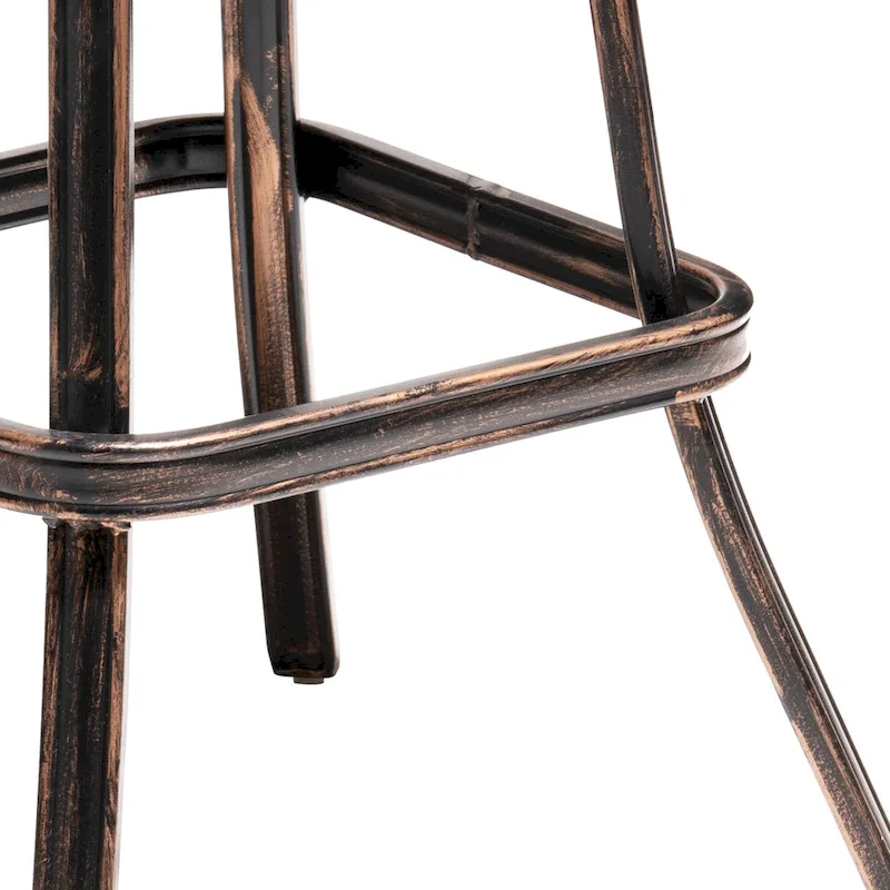 Pellebant Patio Aluminum Swivel Bar Stool with Sunbrella Cushion