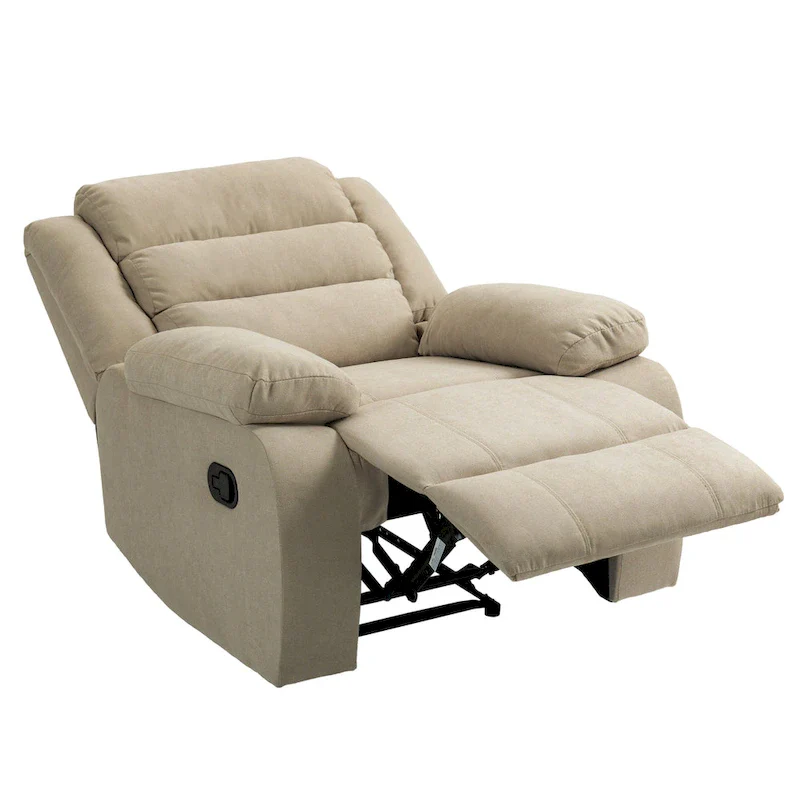 Classic and Traditional Manual Recliner Chair Single Sofa