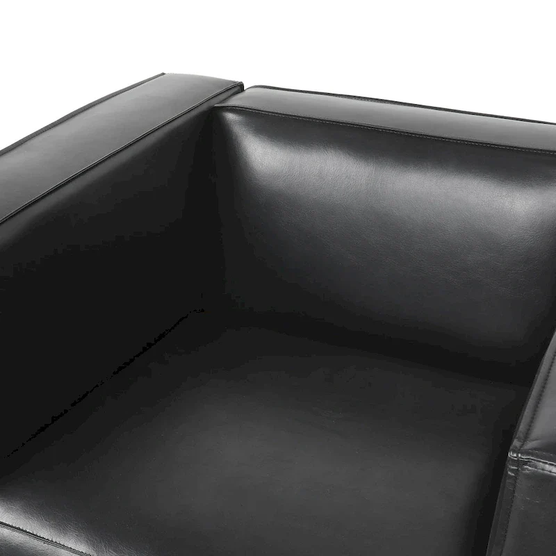 Goyette Faux Leather Club Chair