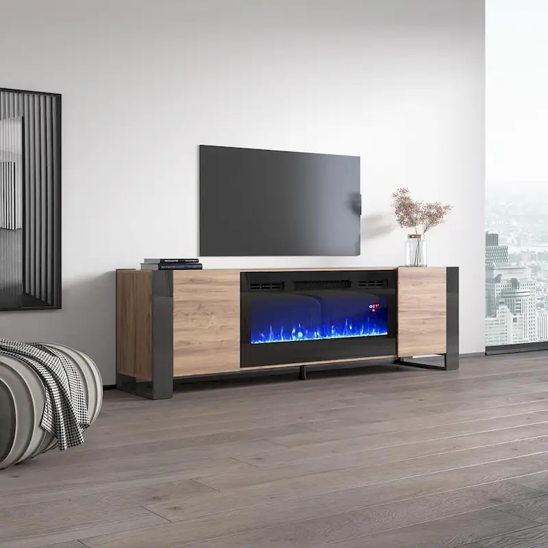 Woody BL-EF Electric Fireplace 77