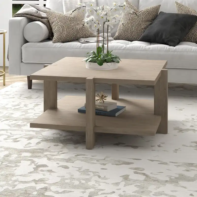 Ingrid 34.66  Wide Square Coffee Table