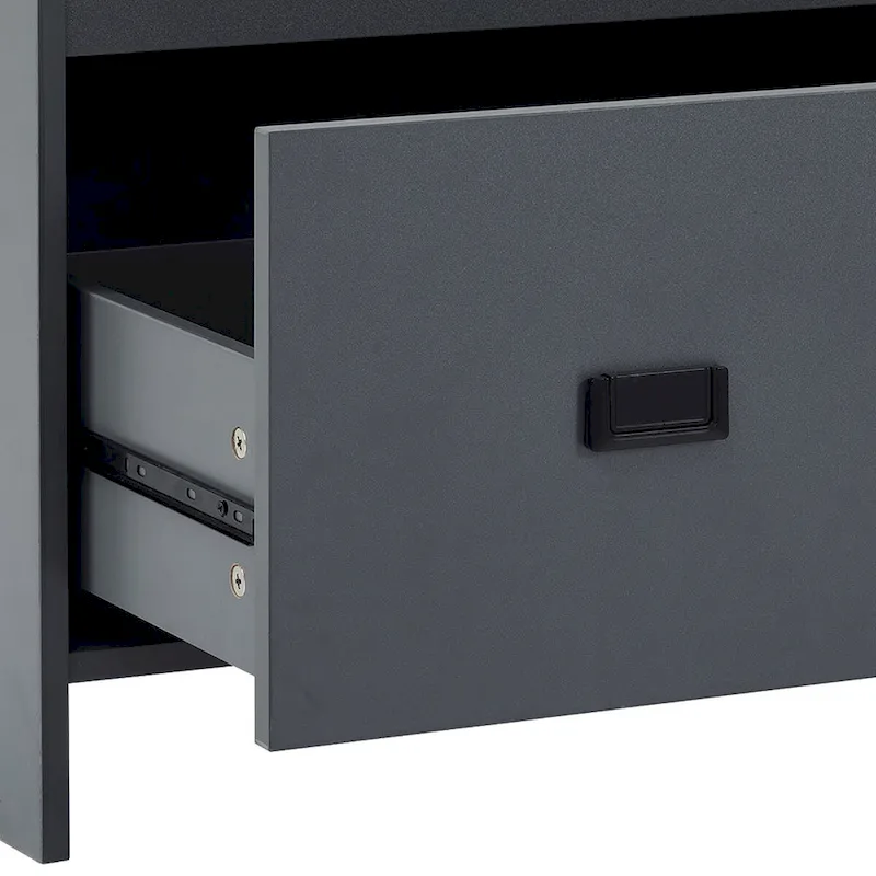 Multi-Functional Freestanding Wooden 4-in-1 Modular Hall Tree