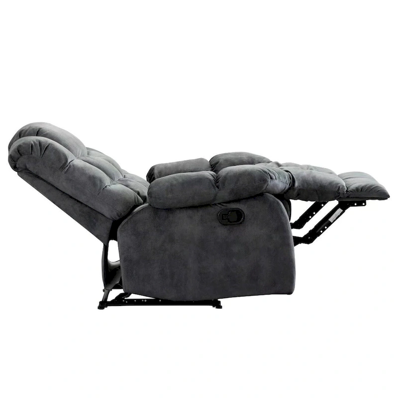 Manual Ergonomic Overstuffed Recliner Chair