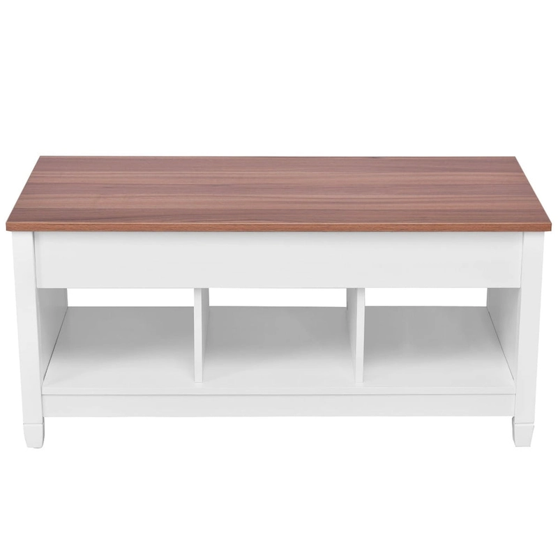 Lift-top Coffee Table with Hidden Compartment