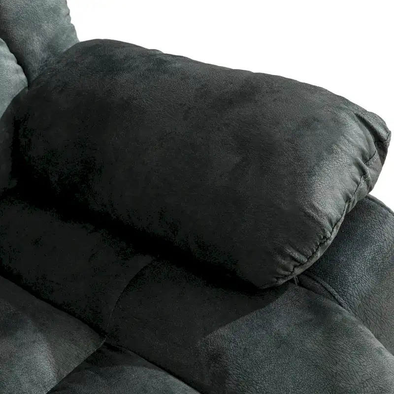 360 Rotatable Swing Manual Massage Rocker Recliner With Heat And Vibration