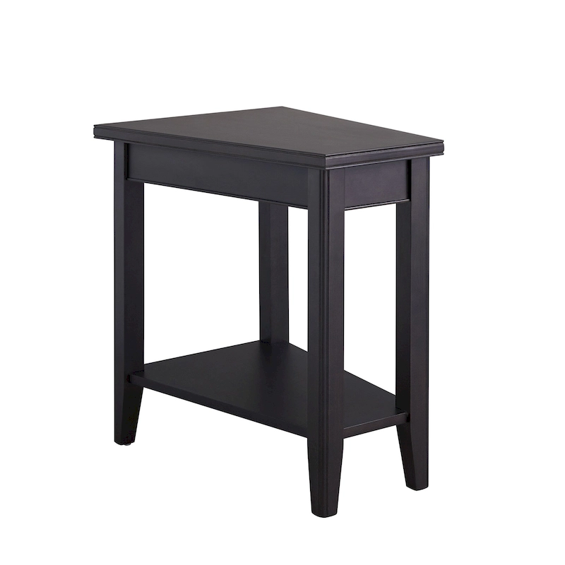 Leick Home Laurent Narrow End Table with Shelf