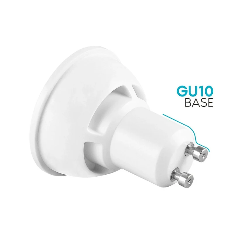 Luxrite MR16 GU10 LED Bulbs Dimmable, 50W Halogen Equivalent, 500 Lumens, 120V, Enclosed Fixture Rated (24 Pack)