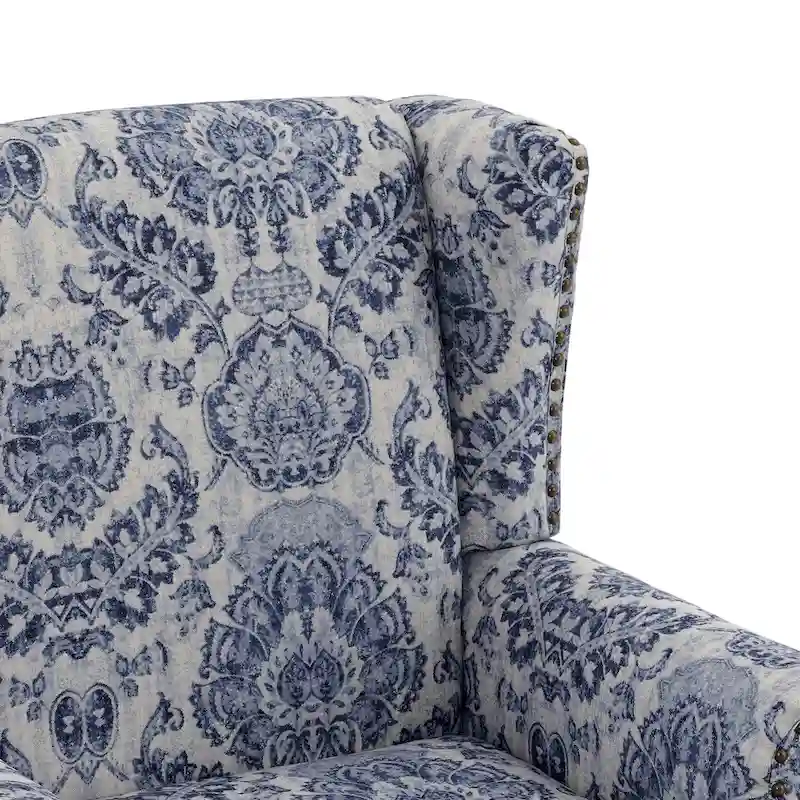 Traditional Nailhead Trim Armchair Accent Chairs Set of 2