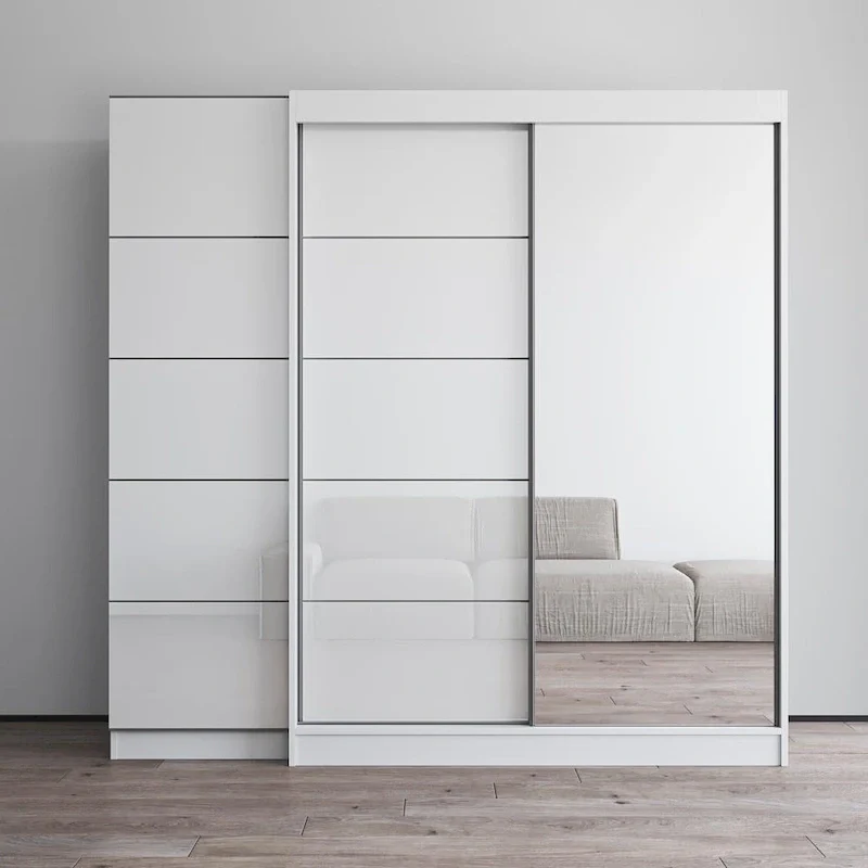 Wardrobe with 1 Mirror