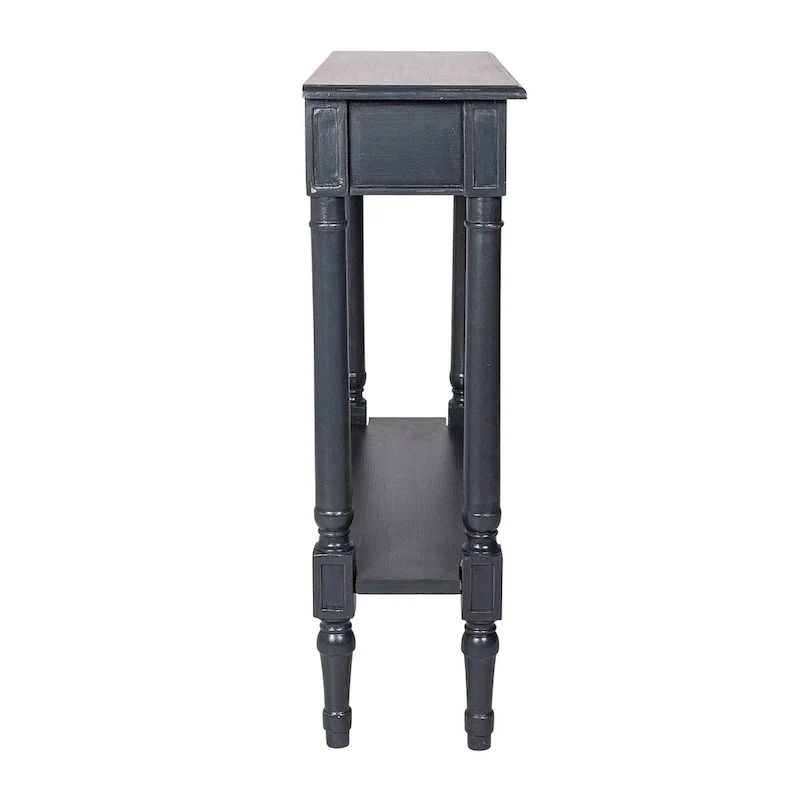 Wood Console Accent Table With Drawer by East at Main