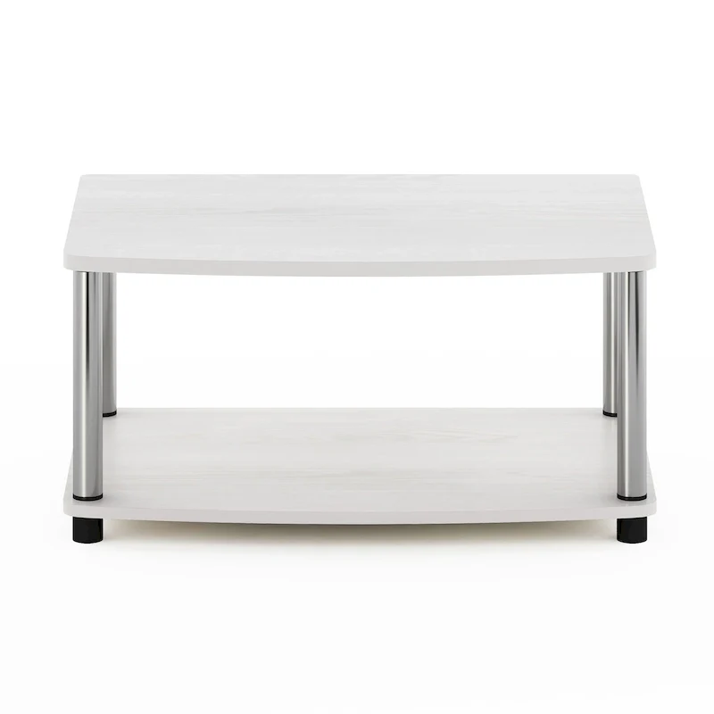 Furinno Turn-N-Tube No Tools 2-Tier Elevated TV Stands