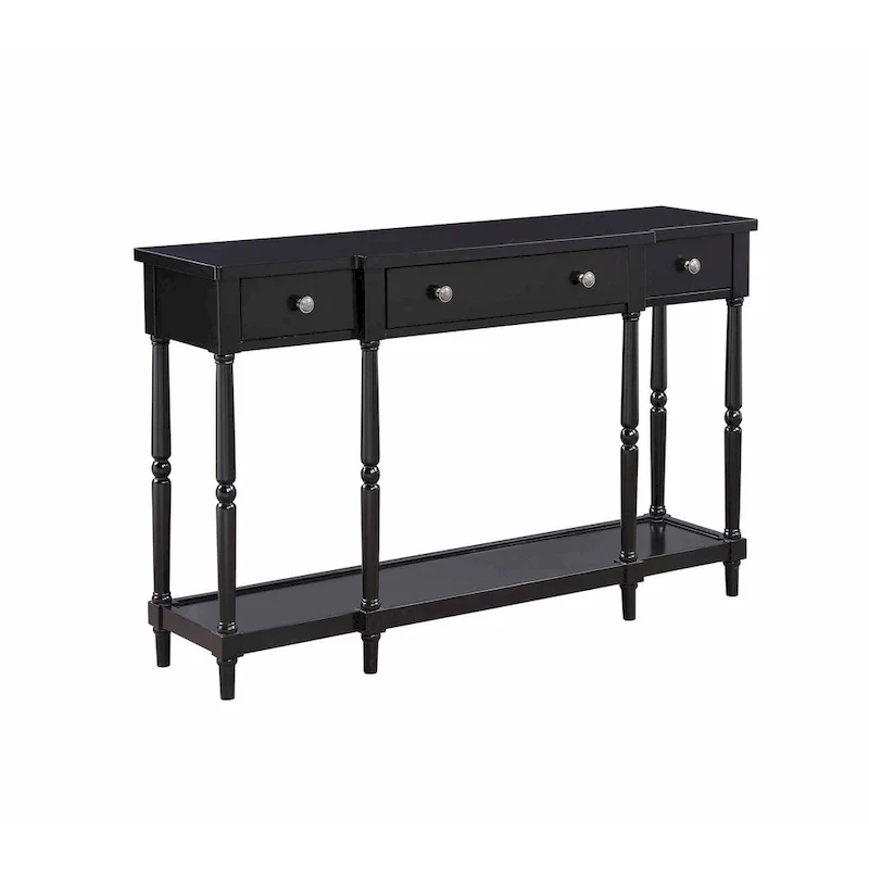 3 Drawer Console Table with Shelf