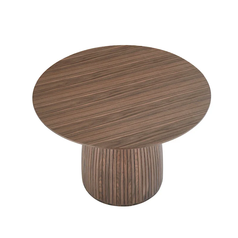 Round Dining Table Modern Wood Kitchen Table