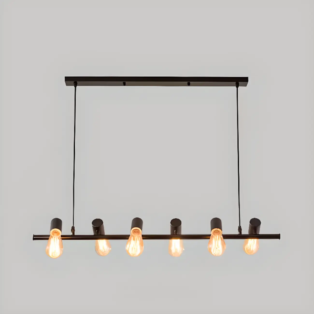 Industrial Black Metal Kitchen Island Pendant Light